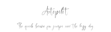 Autopilot by JunCreative — Script Handwritten Font — thumbnail 1