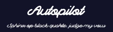 Autopilot by weknow — Script Handwritten Font — thumbnail 2