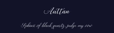Auttan by Best Font Studio — Script Handwritten Font — thumbnail 2