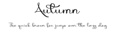 Autumn by Erik Studio — Script Handwritten Font — thumbnail 1