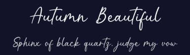 Autumn Beautiful by Graphix Line Studio — Script Handwritten Font — thumbnail 2