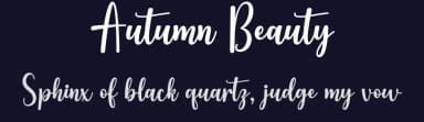 Autumn Beauty by Wahyu Studio — Script Handwritten Font — thumbnail 2