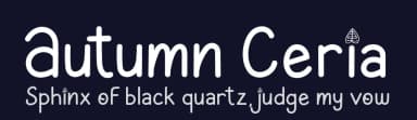 Autumn Ceria by AEN Creative Studio — Script Handwritten Font — thumbnail 2