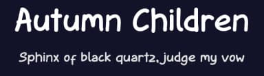 Autumn Children by Qr Design — Script Handwritten Font — thumbnail 2