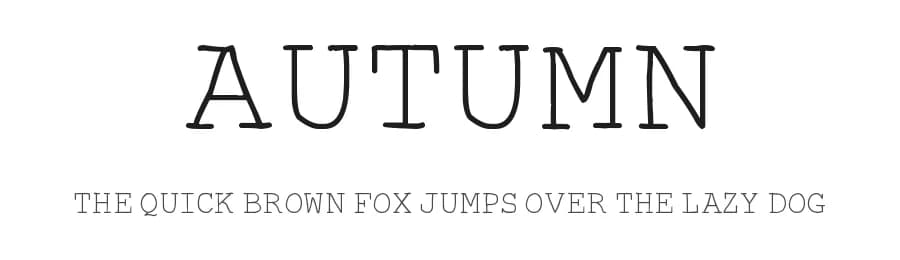 Autumn by Denne — Script Handwritten Font