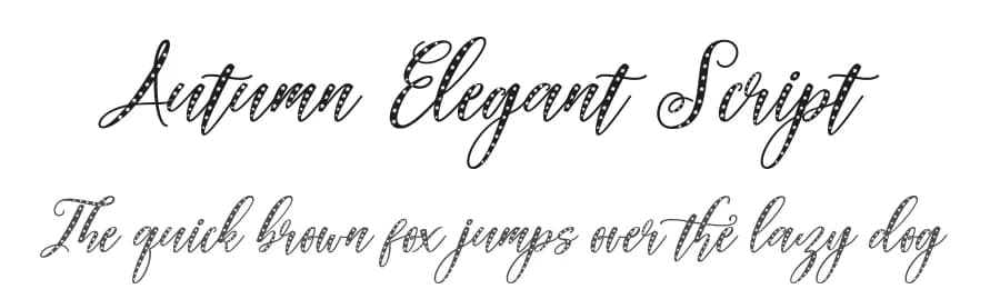 Autumn Elegant Script by Fadhil Aqsa — Script Handwritten Font — preview 1