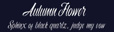 Autumn Flower by Thirtypath — Script Handwritten Font — thumbnail 2