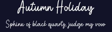 Autumn Holiday by Wahyu Studio — Script Handwritten Font — thumbnail 2