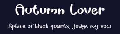 Autumn Lover by Luluk Surotul — Script Handwritten Font — thumbnail 2