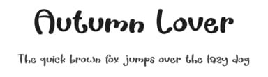 Autumn Lover by Luluk Surotul — Script Handwritten Font — thumbnail 1