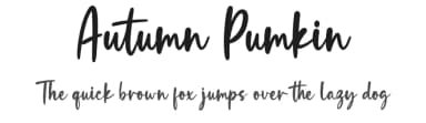 Autumn Pumkin by Graphix Line Studio — Script Handwritten Font — thumbnail 1