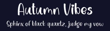 Autumn Vibes by Nirmala Creative — Script Handwritten Font — thumbnail 2