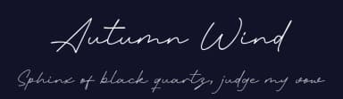 Autumn Wind by Khurasan — Script Handwritten Font — thumbnail 2