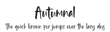 Autumnal by Alpaprana Studio — Script Handwritten Font — thumbnail 1