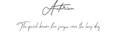 Auturium by Colative Studio — Script Handwritten Font — thumbnail 1