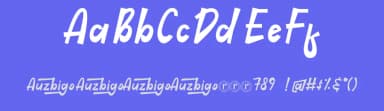 Auzbigo by Typer Std — Script Handwritten Font — thumbnail 3