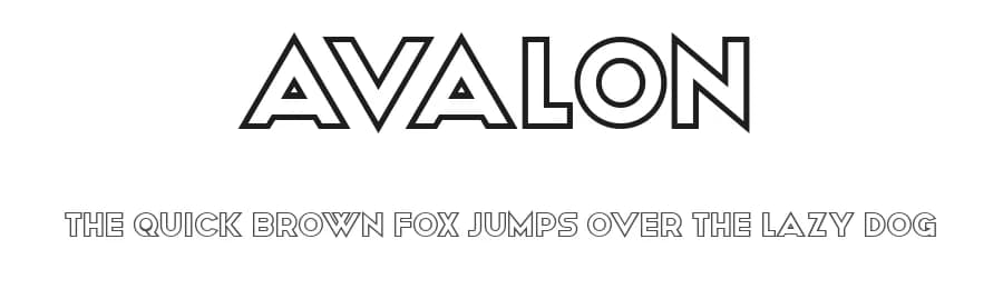 Avalon by Vladimir Nikolic — Sans Serif Font