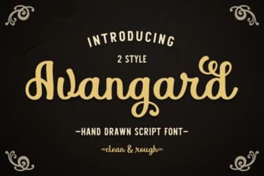 Avangard Font by Pasha Larin — Script Handwritten Font — thumbnail 1