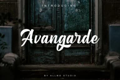 Avangarde Font by AllmoStudio — Script Handwritten Font — thumbnail 1