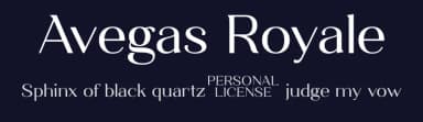 Avegas Royale by Java Pep — Serif Font — thumbnail 2