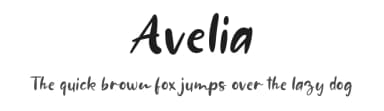 Avelia by Tokopress — Script Handwritten Font — thumbnail 1