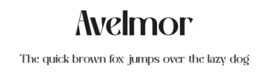 Avelmor by Muksal Creative — Sans Serif Font — thumbnail 1