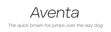 Aventa by Ellen Luff — Sans Serif Font — thumbnail 1