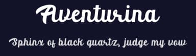 Aventurina by SushiHueDesign — Script Handwritten Font — thumbnail 2