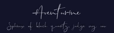 Aventurine by Lettering Mom — Script Handwritten Font — thumbnail 2