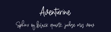 Aventurine by Letterative Studio — Script Handwritten Font — thumbnail 2