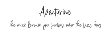 Aventurine by Letterative Studio — Script Handwritten Font — thumbnail 1