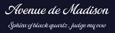 Avenue de Madison by Cat.B — Script Handwritten Font — thumbnail 2