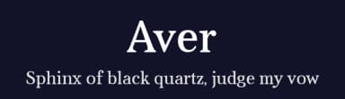 Aver by Lauren Thompson — Serif Font — thumbnail 2