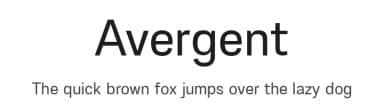 Avergent by Variatype — Sans Serif Font — thumbnail 1