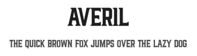 Averil by ManekaDesign — Serif Font — thumbnail 1