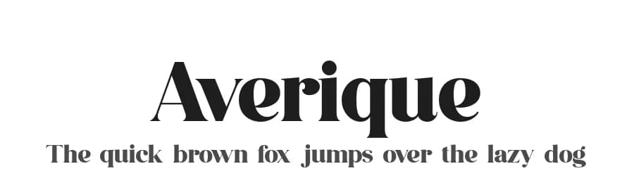 Averique by VPcreativeshop — Serif Font