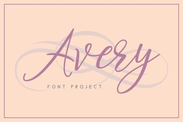 Avery Font by designtreasuree — Script Handwritten Font