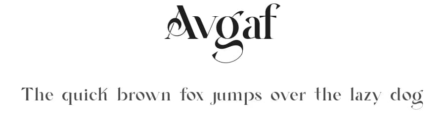 Avgaf by vroz studio — Sans Serif Font — preview 1