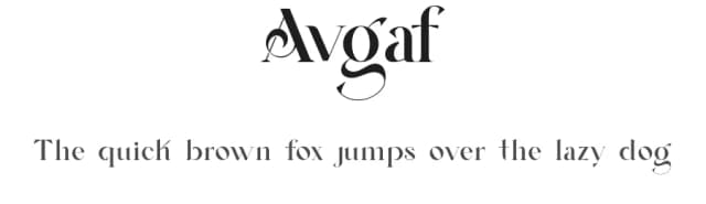 Avgaf by vroz studio — Sans Serif Font