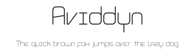 Aviddyn by Asley Cruz — Sans Serif Font
