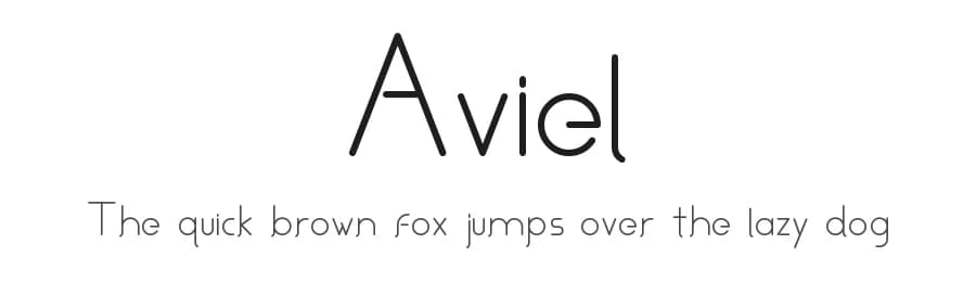 Aviel by Asley Cruz — Sans Serif Font