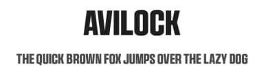 Avilock by Namara Creative — Sans Serif Font — thumbnail 1