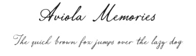 Aviola Memories by Letterhend Studio — Script Handwritten Font — thumbnail 1