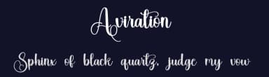Aviration by Inermedia Studio — Script Handwritten Font — thumbnail 2
