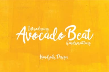 Avocado Beat Font by Hdjs.design — Script Handwritten Font — thumbnail 1