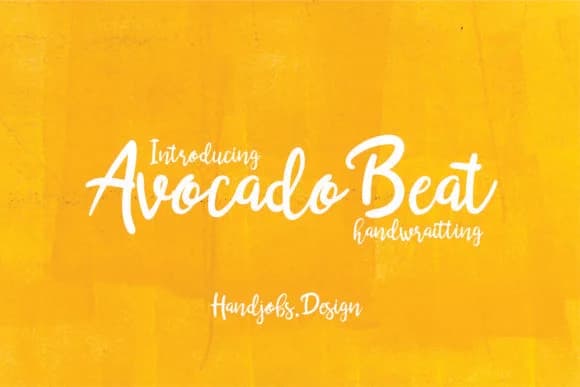 Avocado Beat Font by Hdjs.design — Script Handwritten Font