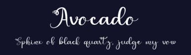 Avocado by Luluk Surotul — Script Handwritten Font — thumbnail 2