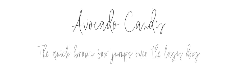 Avocado Candy by Balpirick Studio — Script Handwritten Font