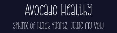 Avocado Healthy by AquariiD — Script Handwritten Font — thumbnail 2