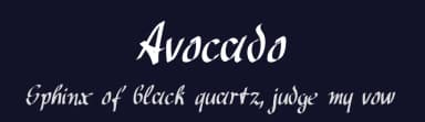 Avocado by Peter Wiegel — Script Handwritten Font — thumbnail 2